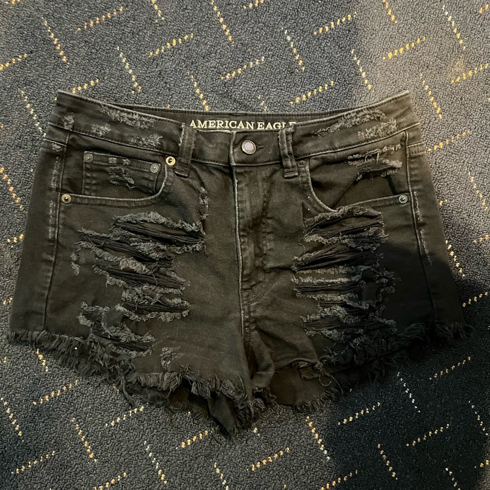 Distressed shorts